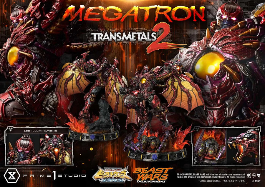 Megatron Transmetal 2 (Regular Version) Beast Wars(Metals): Transformers – Prime1Studio – ActionFigure Brasil