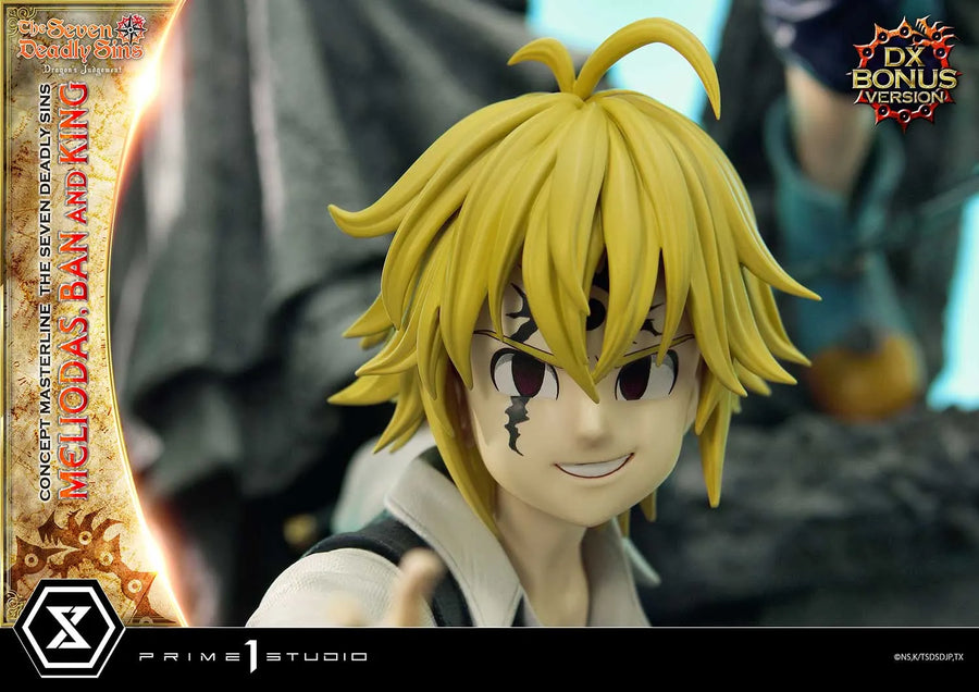 Meliodas, Ban and King (Deluxe Bonus Version) The Seven Deadly Sins – Prime1Studio – ActionFigure Brasil