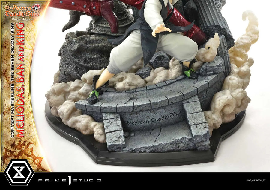 Meliodas, Ban and King (Regular Version) The Seven Deadly Sins – Prime1Studio – ActionFigure Brasil