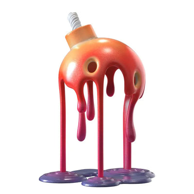 Melting Bomb (Infrared Edition) - LIMITED EDITION – Mighty Jaxx – ActionFigure Brasil — ângulo diferente