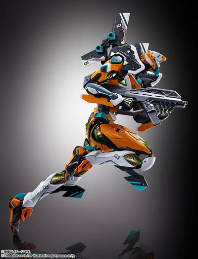 METAL BUILD Evangelion Unit-00/Unit-00 Kaiㅤ – Bandai Spirits – ActionFigureBrasil — com base expositora