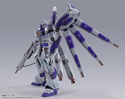 METAL BUILD Hi-v Gundam "Mobile Suit Gundam: Char's Counterattack Beltorchika's Children"ㅤ – Bandai Spirits – ActionFigureBrasil — ângulo diferente