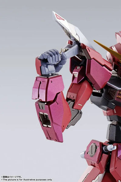 METAL BUILD Justice Gundam "Mobile Suit Gundam SEED"ㅤ – Bandai Spirits – ActionFigureBrasil — ambientada