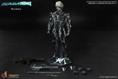 Metal Gear Rising: Revengeance - Raiden - VideoGame Masterpiece VGM17 - 1/6 (Hot Toys)ㅤ – Hot Toys – ActionFigureBrasil — ambientada