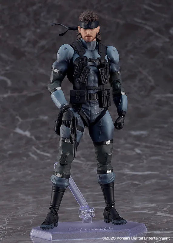 Metal Gear Solid 2: Sons of Liberty - Solid Snake - Figma #645 - MGS2 ver., Updated Edition (Max Factory)ㅤ – Max Factory – ActionFigureBrasil