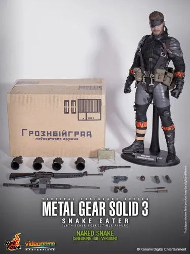 Metal Gear Solid 3: Snake Eater - Naked Snake - 1/6 - Sneaking Suit Version (Hot Toys)ㅤ – Hot Toys – ActionFigureBrasil