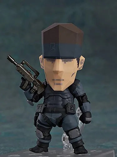 Metal Gear Solid - Solid Snake - Nendoroid #447 (Good Smile Company)ㅤ – Good Smile Company – ActionFigureBrasil — com base expositora