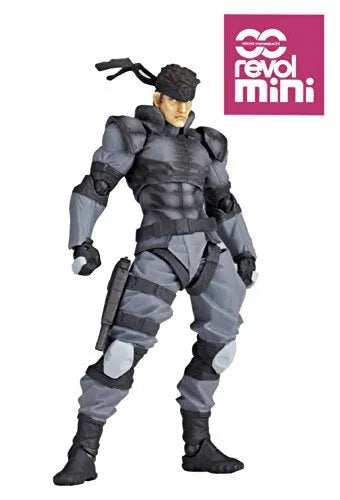 Metal Gear Solid - Solid Snake - Revolmini rm-001 - Revoltech (Kaiyodo)ㅤ – Kaiyodo – ActionFigureBrasil
