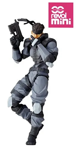 Metal Gear Solid - Solid Snake - Revolmini rm-001 - Revoltech (Kaiyodo)ㅤ – Kaiyodo – ActionFigureBrasil