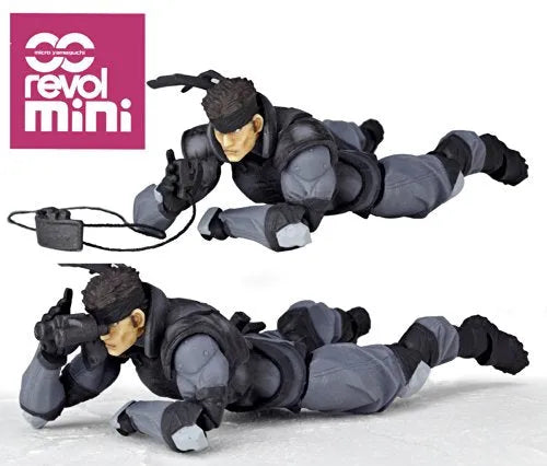 Metal Gear Solid - Solid Snake - Revolmini rm-001 - Revoltech (Kaiyodo)ㅤ – Kaiyodo – ActionFigureBrasil