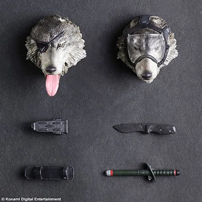 Metal Gear Solid V: The Phantom Pain - Diamond Dog - Play Arts Kai (Square Enix)ㅤ – Square Enix – ActionFigureBrasil — com base expositora