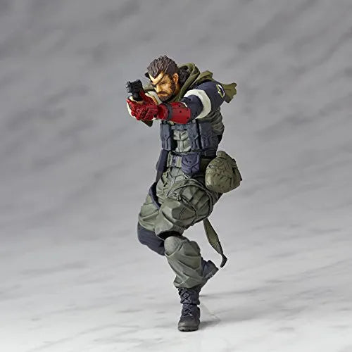Metal Gear Solid V: The Phantom Pain - Naked Snake - Revolmini - Revoltech - Olive Drab Field Operation Uniform Ver., Venom ver. (Kaiyodo)ㅤ – Kaiyodo – ActionFigureBrasil