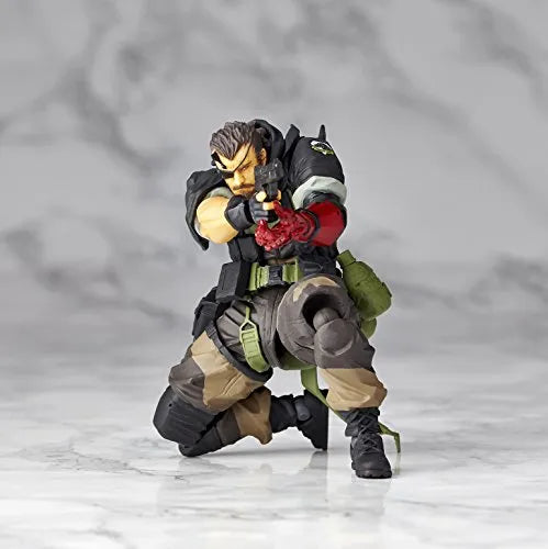 Metal Gear Solid V: The Phantom Pain - Naked Snake - Revolmini rm-012 - Revoltech - Venom ver. (Kaiyodo)ㅤ – Kaiyodo – ActionFigureBrasil