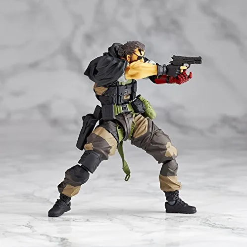 Metal Gear Solid V: The Phantom Pain - Naked Snake - Revolmini rm-012 - Revoltech - Venom ver. (Kaiyodo)ㅤ – Kaiyodo – ActionFigureBrasil
