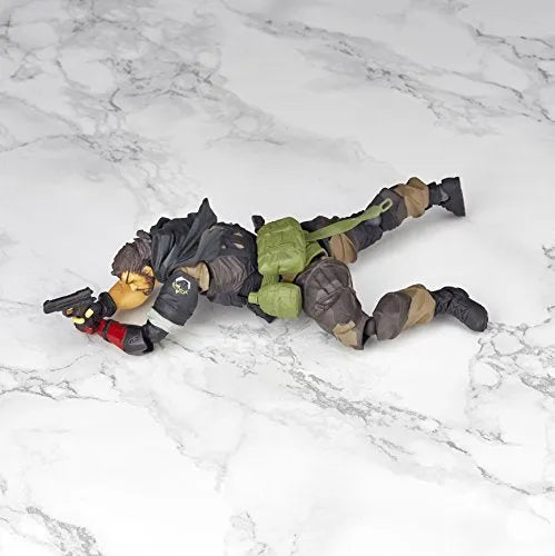 Metal Gear Solid V: The Phantom Pain - Naked Snake - Revolmini rm-012 - Revoltech - Venom ver. (Kaiyodo)ㅤ – Kaiyodo – ActionFigureBrasil