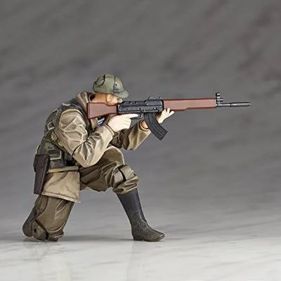 Metal Gear Solid V: The Phantom Pain - Soldier (Soviet Army) - Revolmini rmex-002 - Revoltech (Kaiyodo)ㅤ – Kaiyodo – ActionFigureBrasil — close