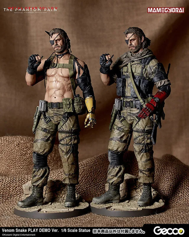 Metal Gear Solid V: The Phantom Pain - Venom Snake - 1/6 - Play Demo Ver. (Gecco, Mamegyorai)ㅤ – Gecco – ActionFigureBrasil