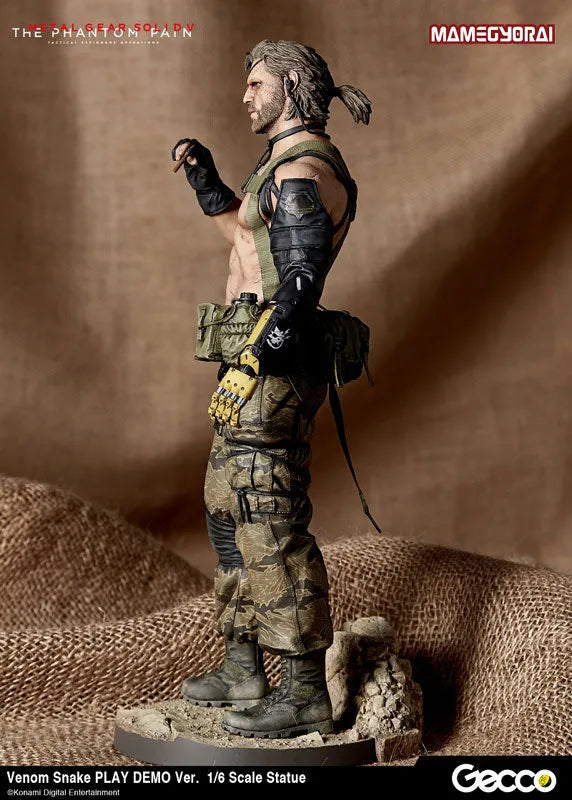 Metal Gear Solid V: The Phantom Pain - Venom Snake - 1/6 - Play Demo Ver. (Gecco, Mamegyorai)ㅤ – Gecco – ActionFigureBrasil