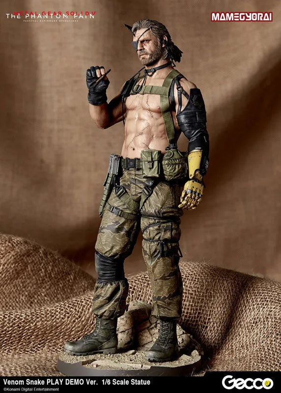 Metal Gear Solid V: The Phantom Pain - Venom Snake - 1/6 - Play Demo Ver. (Gecco, Mamegyorai)ㅤ – Gecco – ActionFigureBrasil