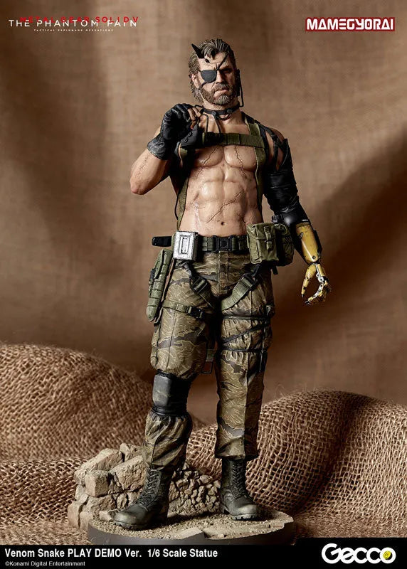 Metal Gear Solid V: The Phantom Pain - Venom Snake - 1/6 - Play Demo Ver. (Gecco, Mamegyorai)ㅤ – Gecco – ActionFigureBrasil