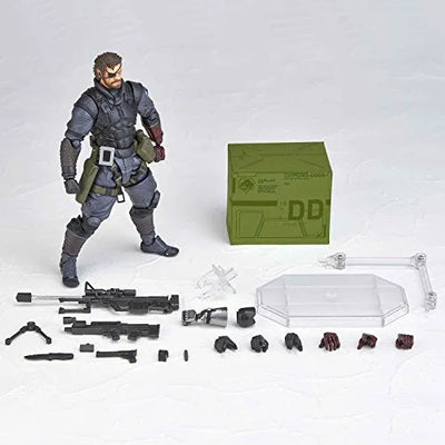 Metal Gear Solid V: The Phantom Pain - Venom Snake - Vulcanlog 004 - Sneaking Suit ver. (Union Creative International Ltd)ㅤ – Union Creative – ActionFigureBrasil — ângulo diferente