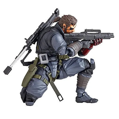 Metal Gear Solid V: The Phantom Pain - Venom Snake - Vulcanlog 004 - Sneaking Suit ver. (Union Creative International Ltd)ㅤ – Union Creative – ActionFigureBrasil — acessórios