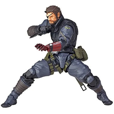 Metal Gear Solid V: The Phantom Pain - Venom Snake - Vulcanlog 004 - Sneaking Suit ver. (Union Creative International Ltd)ㅤ – Union Creative – ActionFigureBrasil — com base expositora