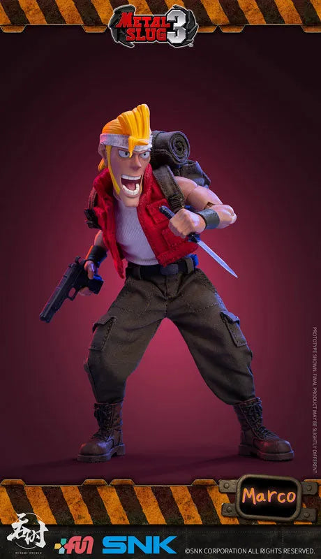 Metal Slug 3 1/12 Scale Action Figure Marcoㅤ – TUNSHI STUDIO – ActionFigureBrasil