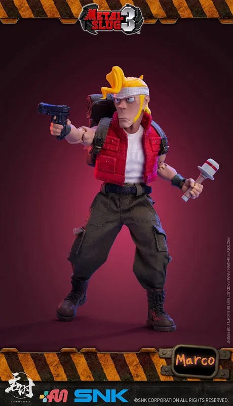 Metal Slug 3 1/12 Scale Action Figure Marcoㅤ – TUNSHI STUDIO – ActionFigureBrasil