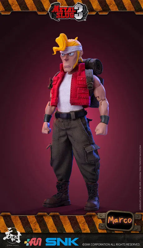 Metal Slug 3 1/12 Scale Action Figure Marcoㅤ – TUNSHI STUDIO – ActionFigureBrasil
