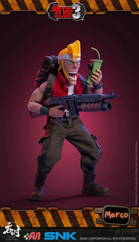 Metal Slug 3 1/12 Scale Action Figure Marcoㅤ – TUNSHI STUDIO – ActionFigureBrasil