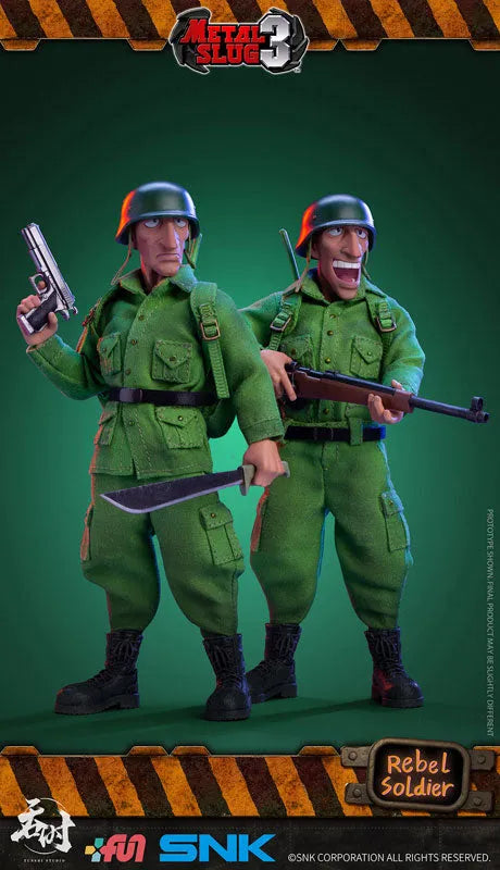 Metal Slug 3 1/12 Scale Action Figure Rebel Soldier 2pk Setㅤ – TUNSHI STUDIO – ActionFigureBrasil