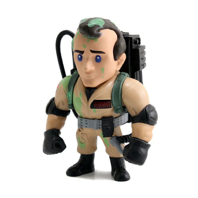 Metals Diecast - Ghostbusters: Peter Venkman & Slimer 4 Inch Figure Twin Packㅤ – Jada Toys – ActionFigureBrasil — ângulo diferente