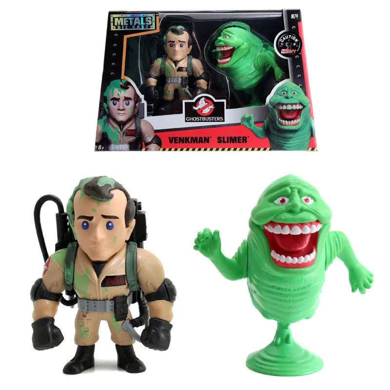 Metals Diecast - Ghostbusters: Peter Venkman & Slimer 4 Inch Figure Twin Packㅤ – Jada Toys – ActionFigureBrasil