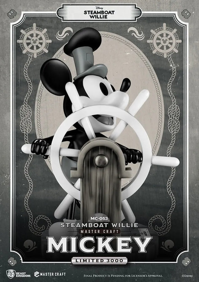 Mickey - LIMITED EDITION: 3000 – Beast Kingdom – ActionFigure Brasil
