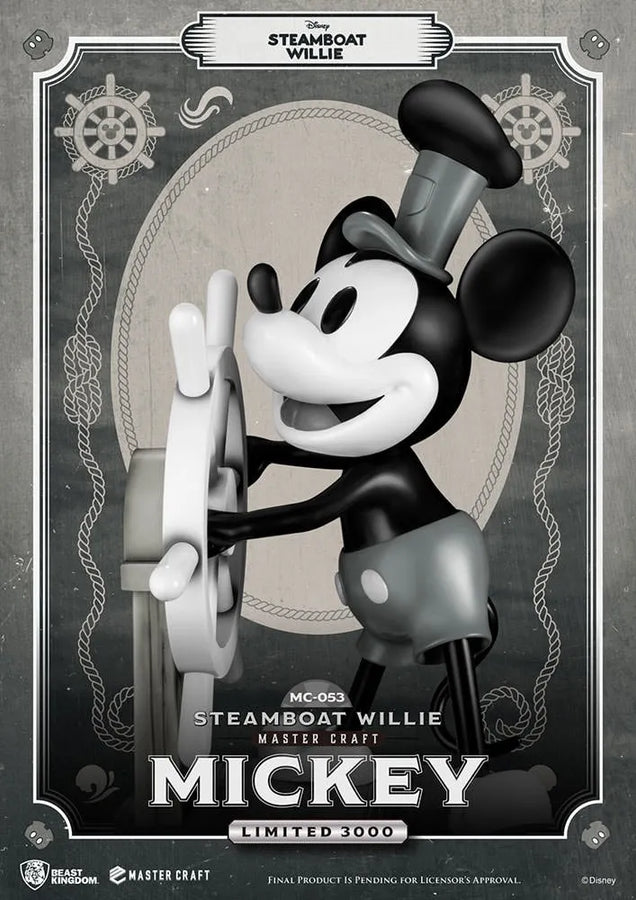 Mickey - LIMITED EDITION: 3000 – Beast Kingdom – ActionFigure Brasil