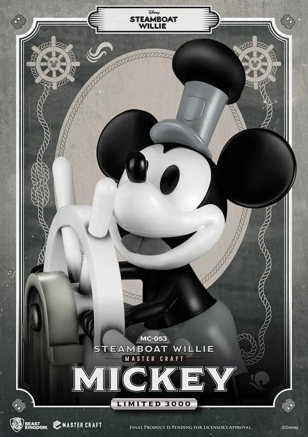 Mickey - LIMITED EDITION: 3000 – Beast Kingdom – ActionFigure Brasil