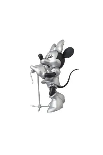 Mickey Mouse - Minnie Mouse - Roen Collection - Ultra Detail Figure - 166 - Black and Silver ver. Solo ver. (Medicom Toy)ㅤ – Medicom Toy – ActionFigureBrasil