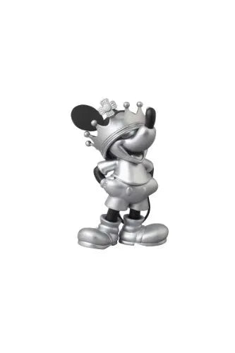 Mickey Mouse - Ultra Detail Figure - Roen Collection - 163 - Black and Silver ver. Crown ver. (Medicom Toy)ㅤ – Medicom Toy – ActionFigureBrasil