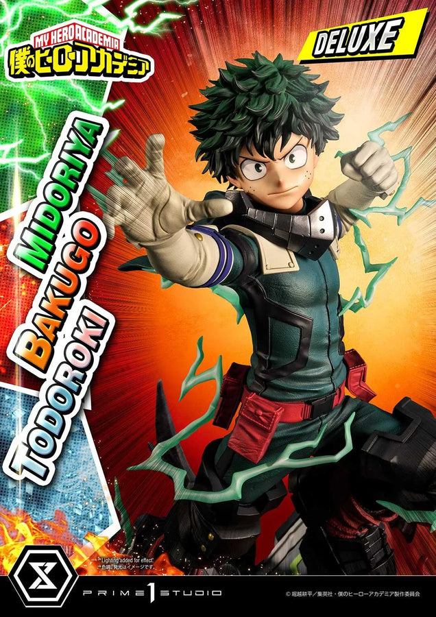 Midoriya, Bakugo & Todoroki (Deluxe Bonus Version) My Hero Academia – Prime1Studio – ActionFigure Brasil