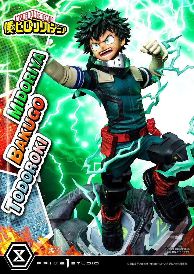 Midoriya, Bakugo & Todoroki (Deluxe Bonus Version) My Hero Academia – Prime1Studio – ActionFigure Brasil