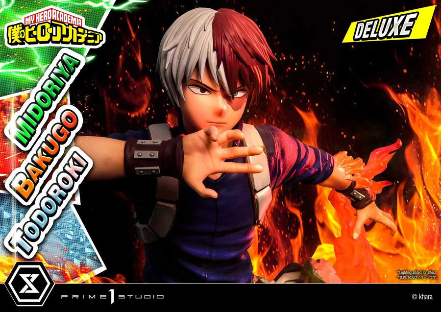 Midoriya, Bakugo & Todoroki (Deluxe Bonus Version) My Hero Academia – Prime1Studio – ActionFigure Brasil