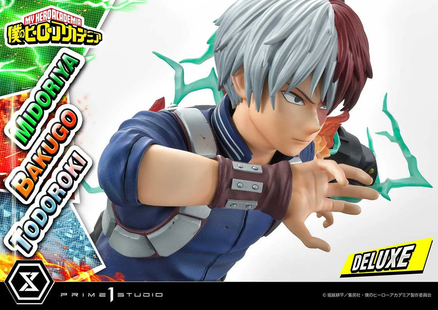 Midoriya, Bakugo & Todoroki (Deluxe Bonus Version) My Hero Academia – Prime1Studio – ActionFigure Brasil