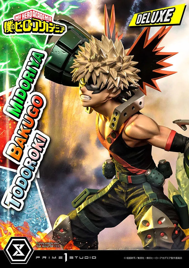 Midoriya, Bakugo & Todoroki (Deluxe Version) - LIMITED EDITION: 200 (Deluxe Version) – Prime 1 Studio – ActionFigure Brasil