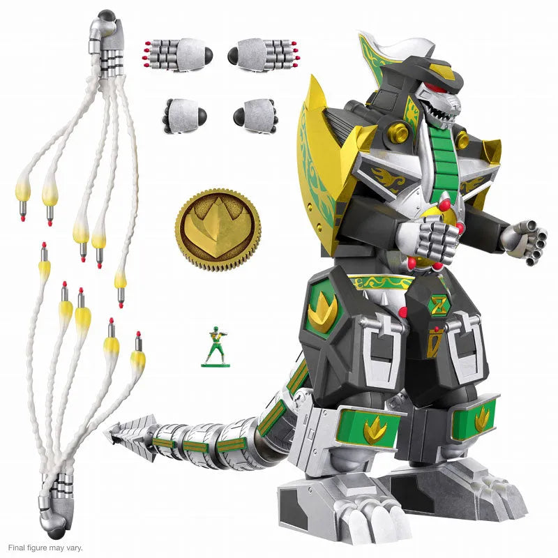 Mighty Morphin' Power Rangers / Dragonzord Ultimate Action Figureㅤ – Super7 – ActionFigureBrasil