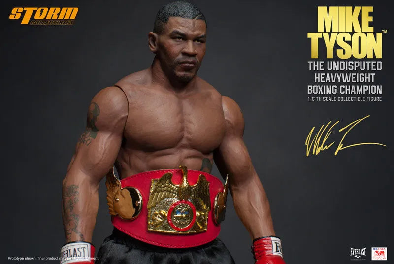 Mike Tyson - 1/6 Real Masterpiece Collectible Figure: The Undisputed Heavyweight Boxing Championㅤ – Storm Collectibles – ActionFigureBrasil