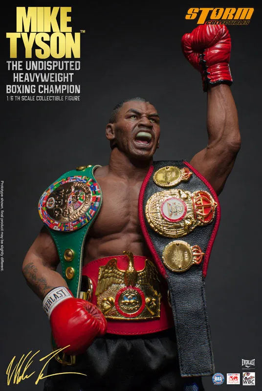 Mike Tyson - 1/6 Real Masterpiece Collectible Figure: The Undisputed Heavyweight Boxing Championㅤ – Storm Collectibles – ActionFigureBrasil