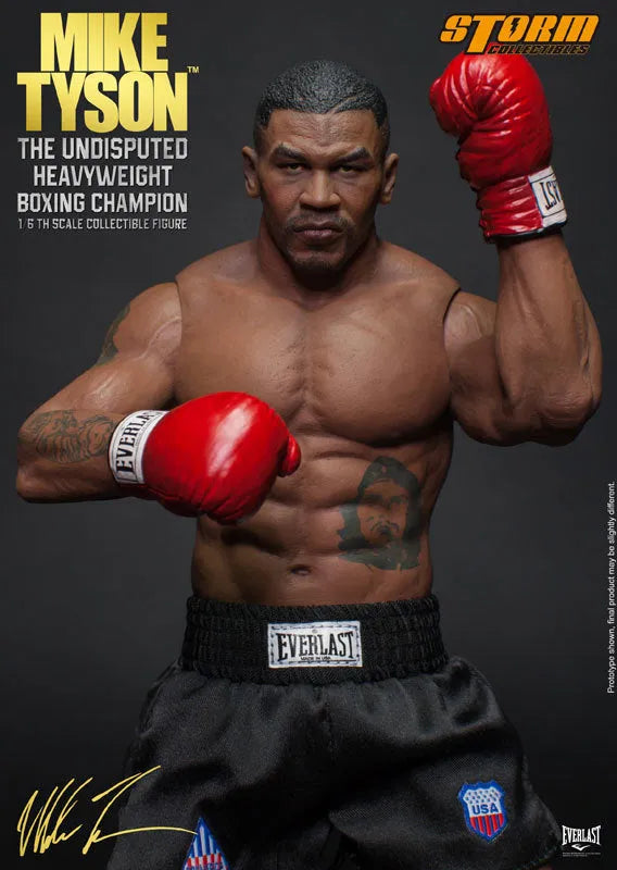 Mike Tyson - 1/6 Real Masterpiece Collectible Figure: The Undisputed Heavyweight Boxing Championㅤ – Storm Collectibles – ActionFigureBrasil