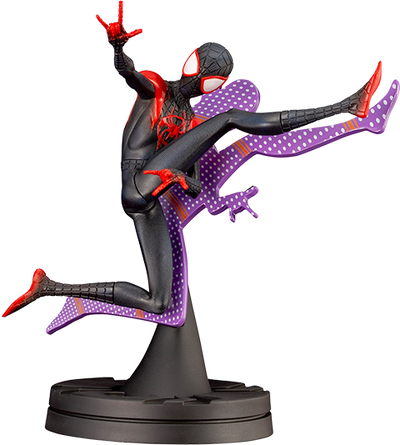 Miles Morales (Hero Suit Version) – Kotobukiya – ActionFigure Brasil — com base expositora