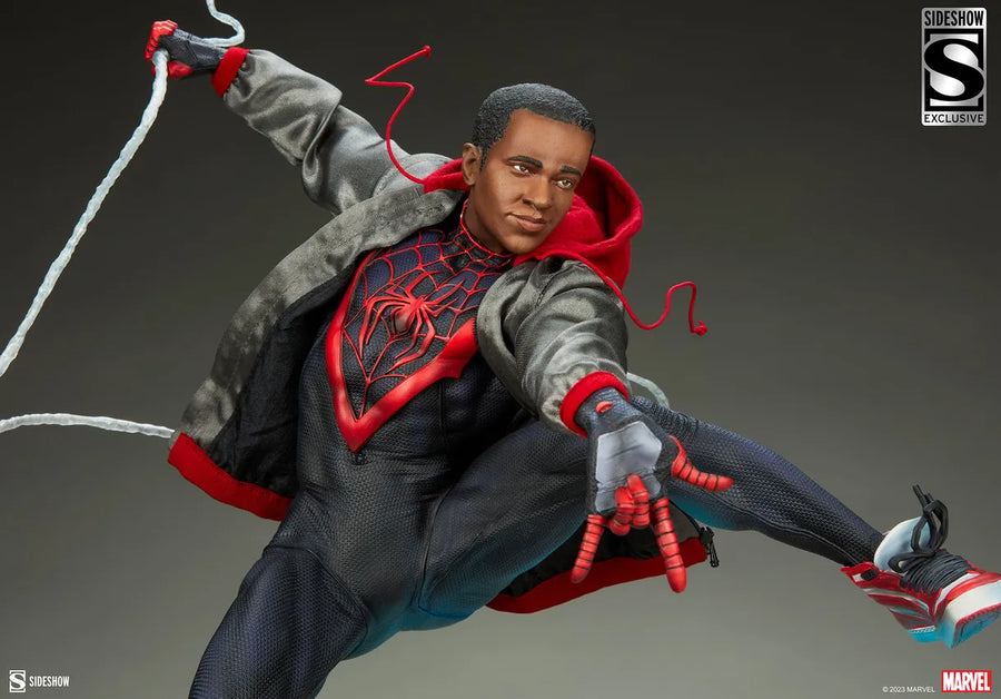 Miles Morales - LIMITED EDITION: 800 (Exclusive) – Sideshow Collectibles – ActionFigure Brasil